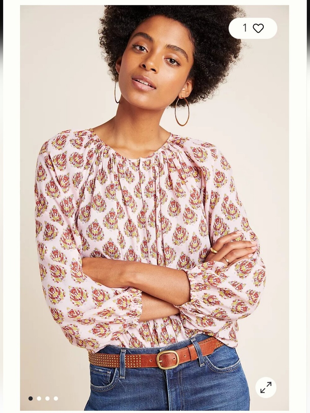 #15. Roller Rabbit Nellie Peasant Blouse